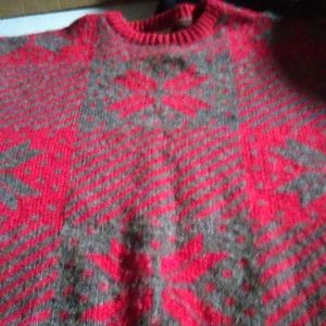 Ice-knit sweater
